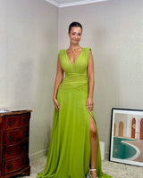 Vestido largo 2601 Liso
