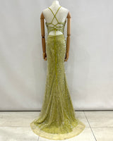 Vestido largo F86019