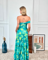 Vestido largo estampado 2678