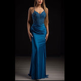 Vestido largo F8084