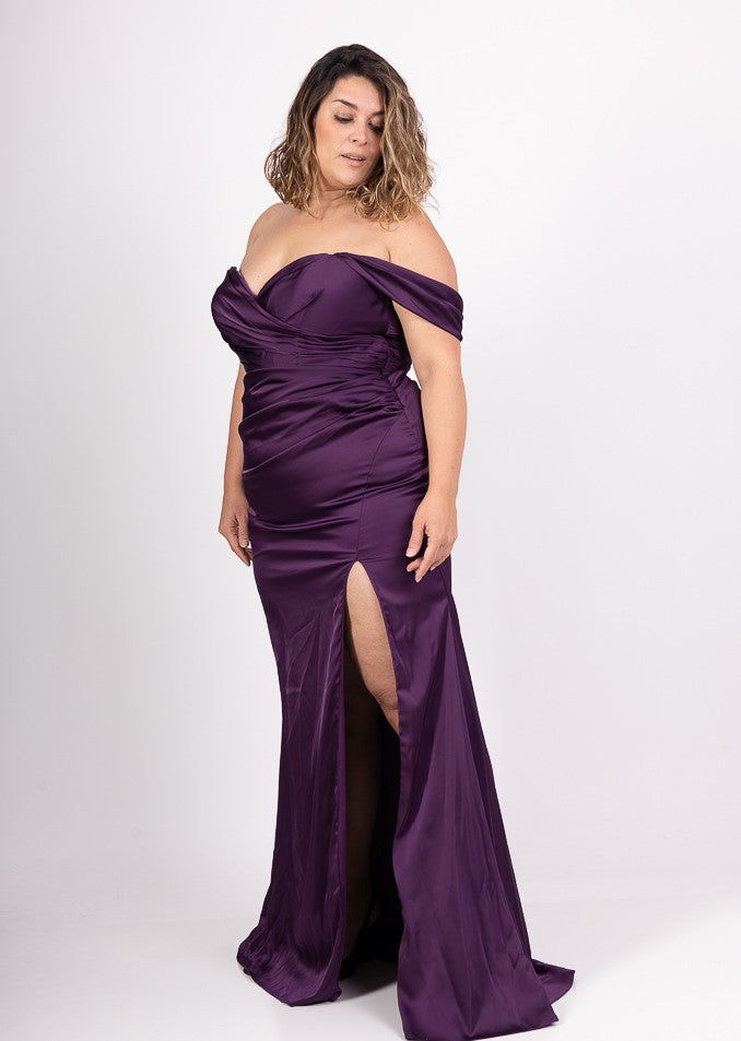 Vestido largo Tg F86001