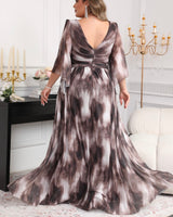 VESTIDO LARGO ESTAMPADO 2537-3 TG