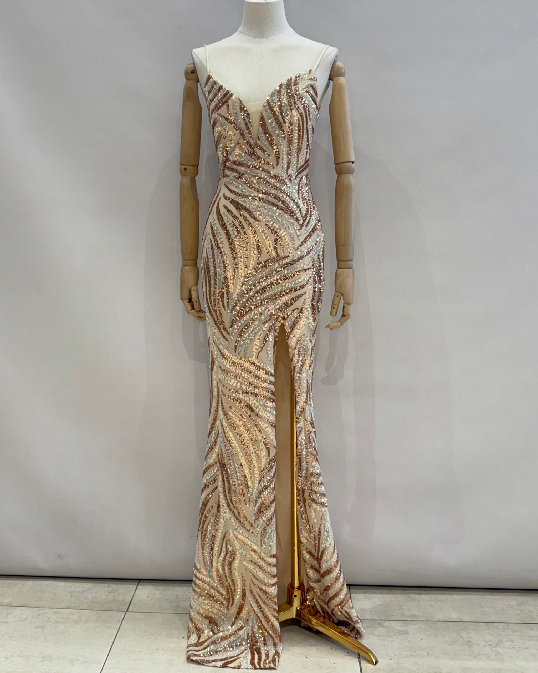 Vestido de lentejuelas 32095