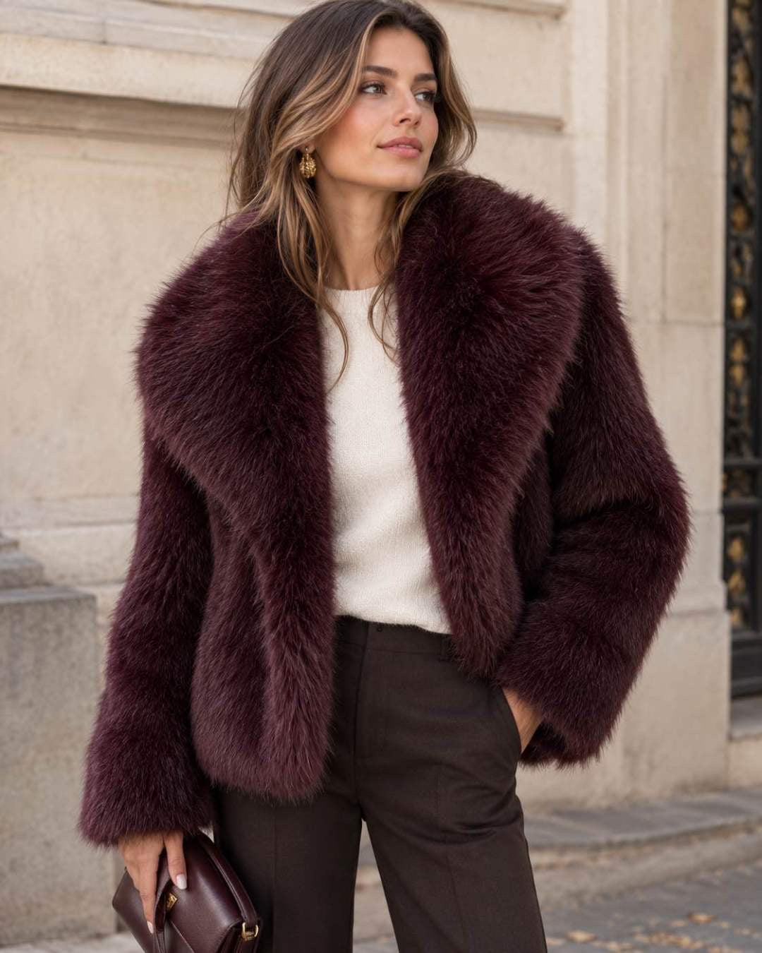 BOLERO DE PELO D2368