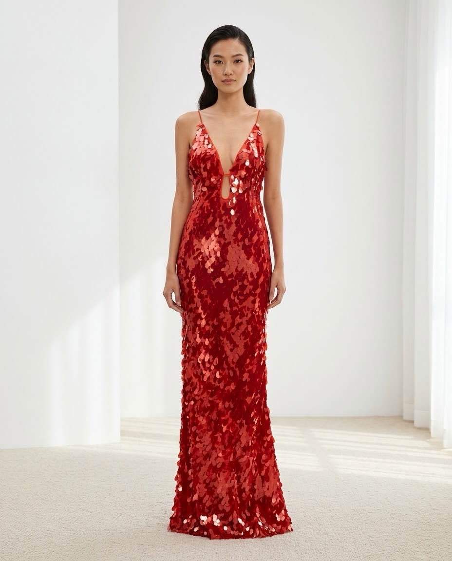 Vestido de lentejuelas YS2309