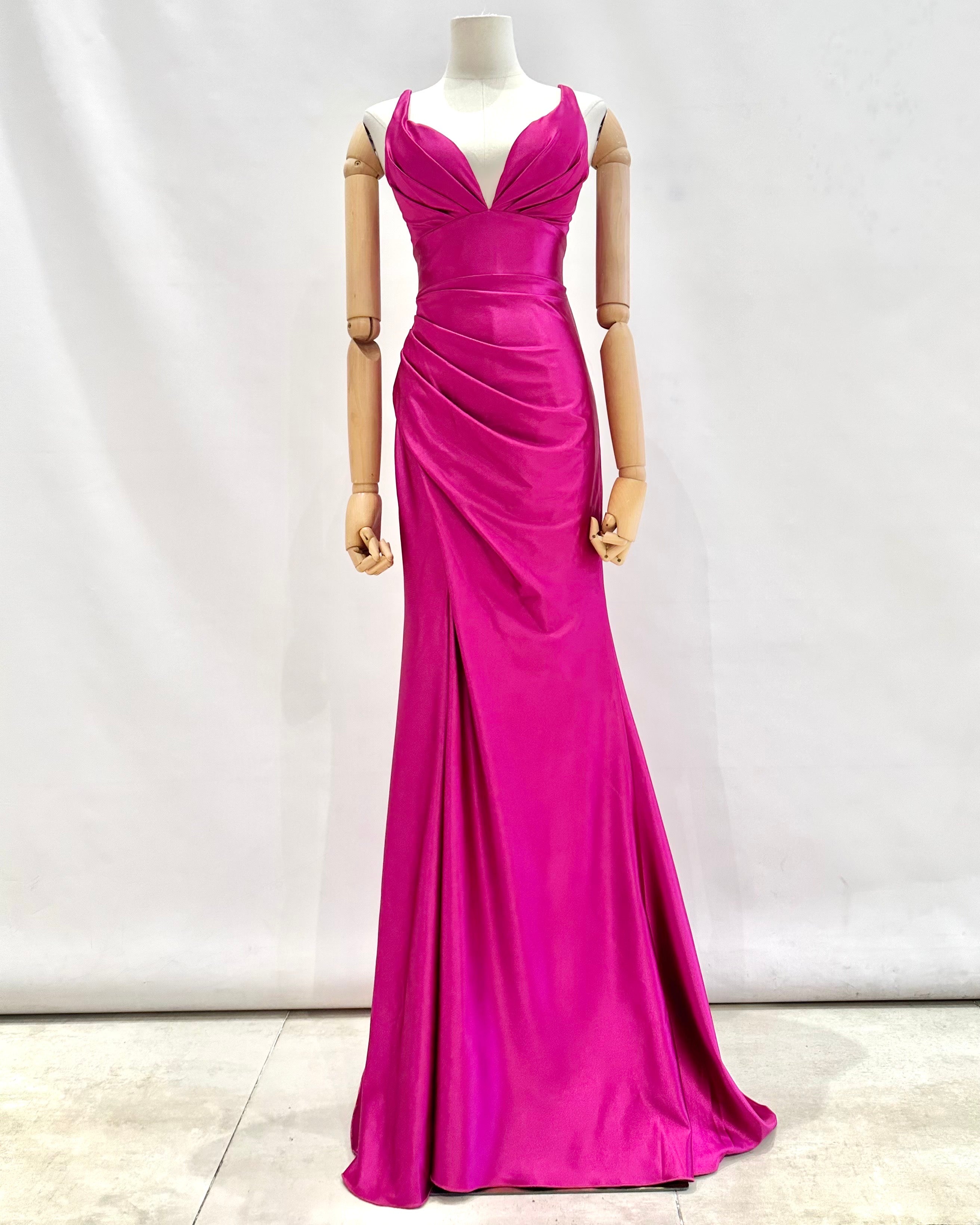 Vestido largo sirena 80515