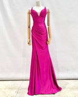 Vestido largo sirena 80515