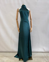 Vestido cuello halter 2612