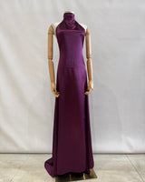 Vestido cuello halter 2612