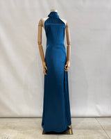Vestido cuello halter 2612