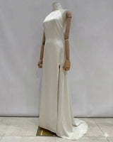 Vestido cuello halter 2612