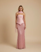 Conjunto falda y corset 2536