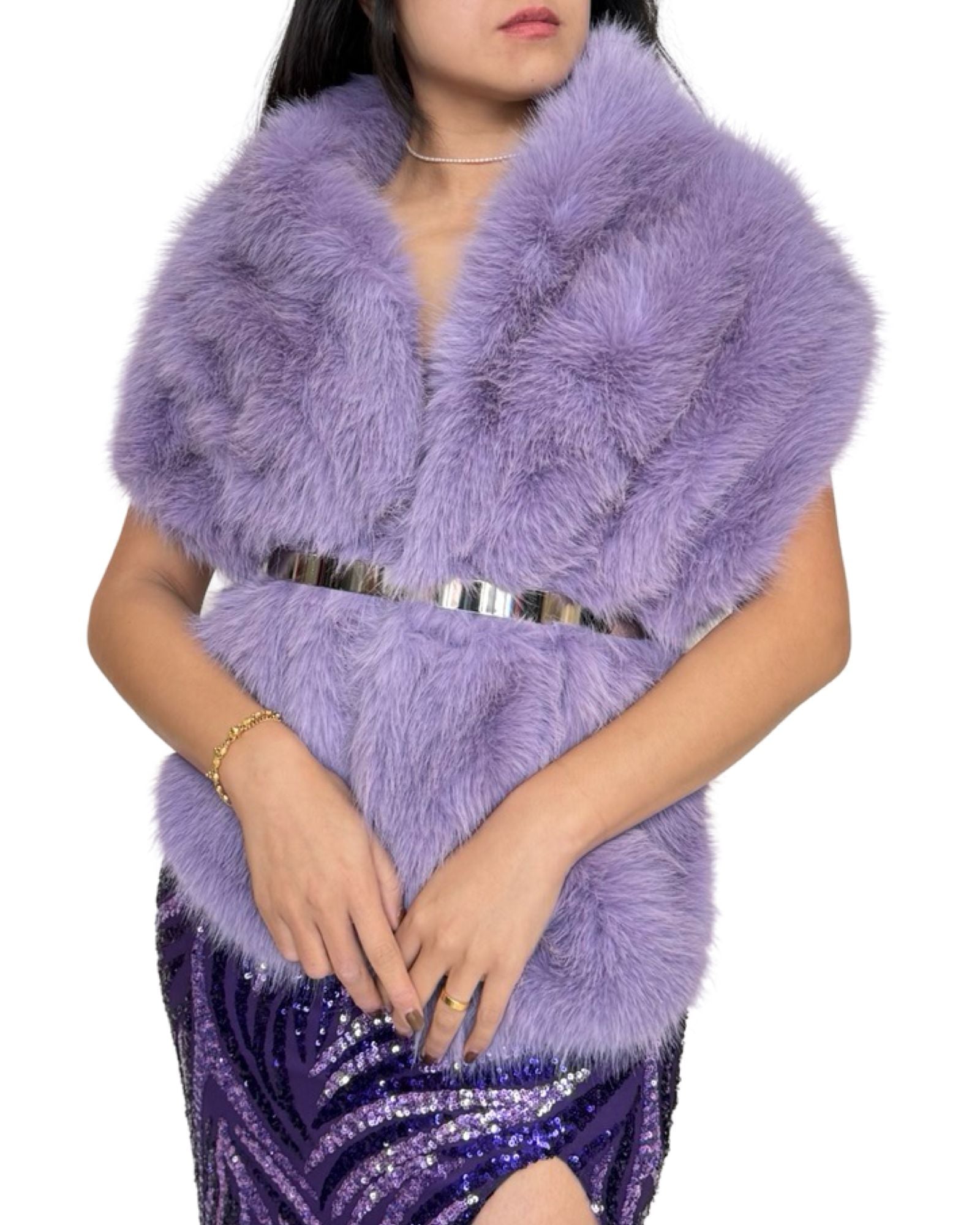 Synthetic fur stole XY-2316