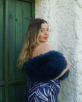 Synthetic fur stole XY-2316