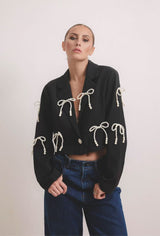 Chaqueta traje aplique WH2139