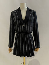 Conjunto traje brillo WH9296
