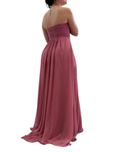 Long strapless dress H15057