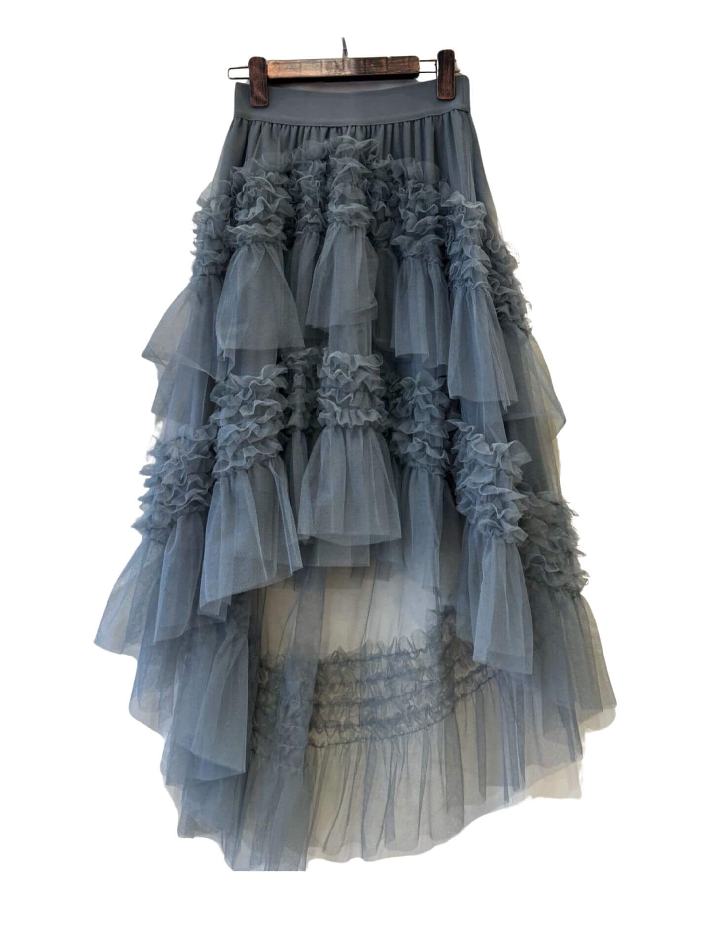 Asymmetric tulle false 21-036