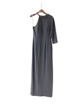 Long one sleeve dress MM07 