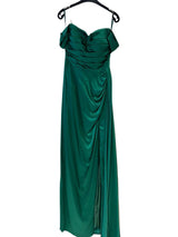 Long satin dress 1752
