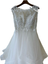 Vestido tul capas 8962