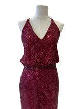 Long sequin dress 16359