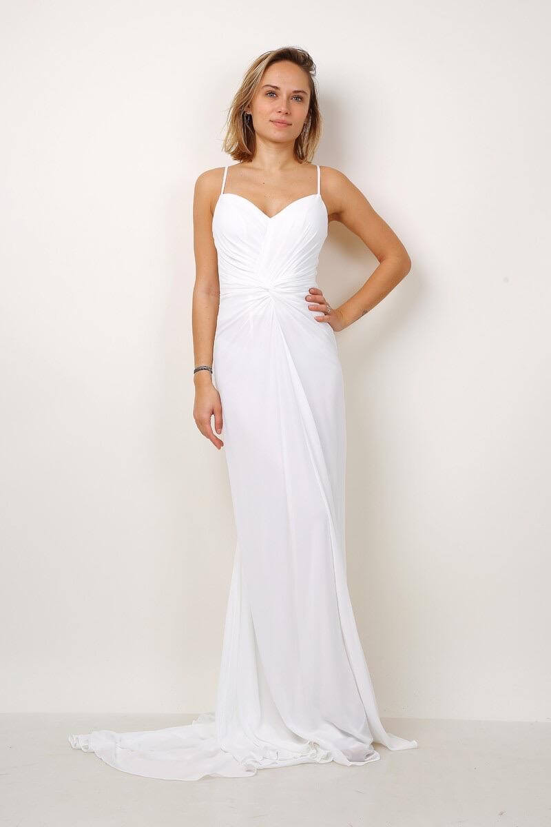 Vestido largo F8042