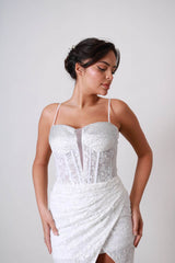 Vestido blanco TL0835