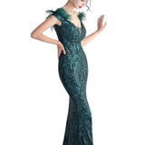 Long sequin mermaid dress 19551