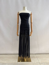 Vestido largo con brillo 578196