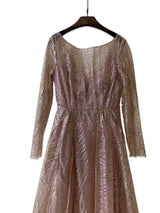 Long glitter dress HM2274