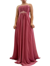 Long strapless dress H15057