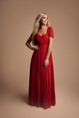 Long dress with sleeves R1269TG