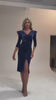 Vestido midi de terciopelo 22339-2