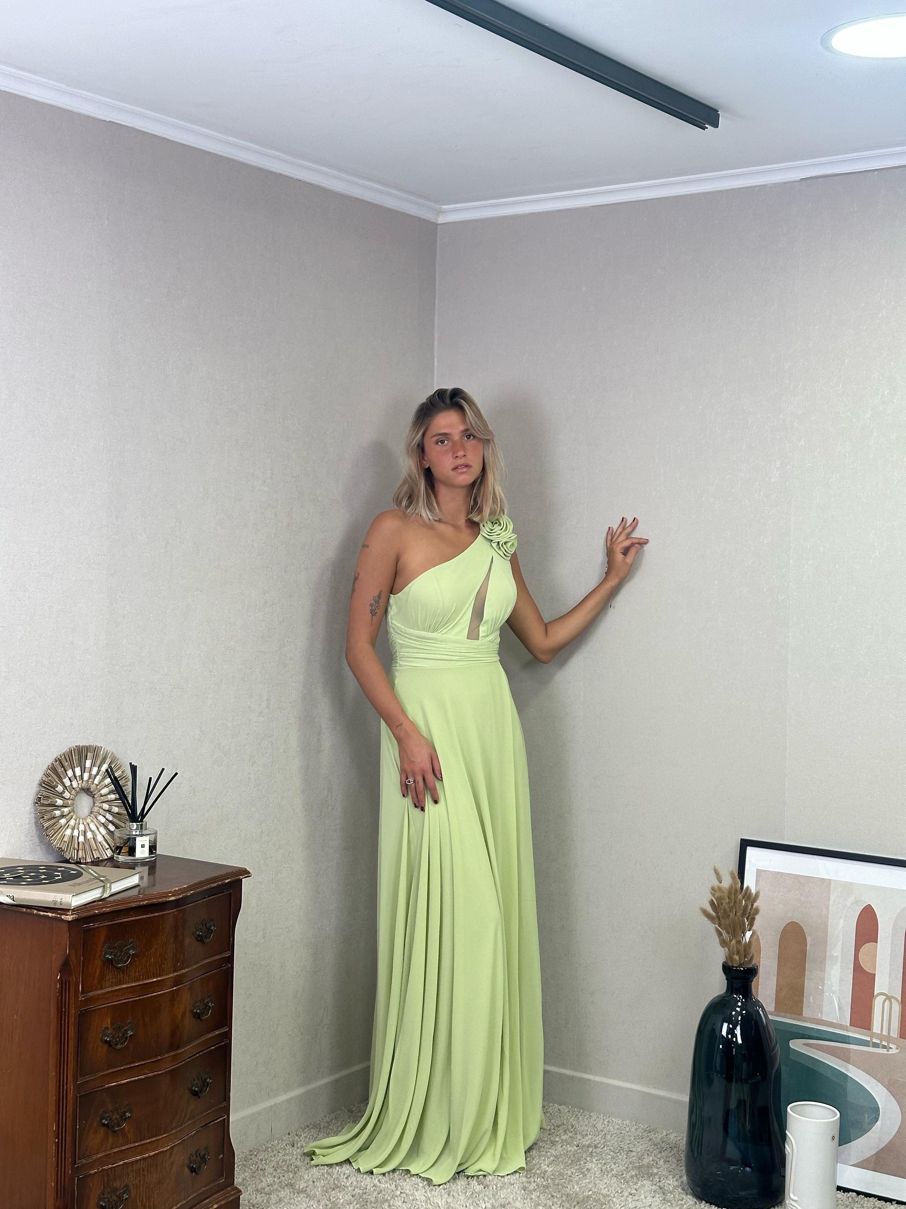Vestido asimetrico 25128