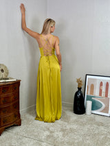 Vestido saten 22389