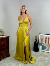 Vestido saten 22389
