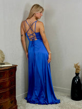 Vestido saten 22389