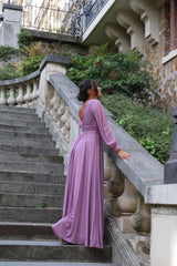 Long dress with sleeves TL-0827