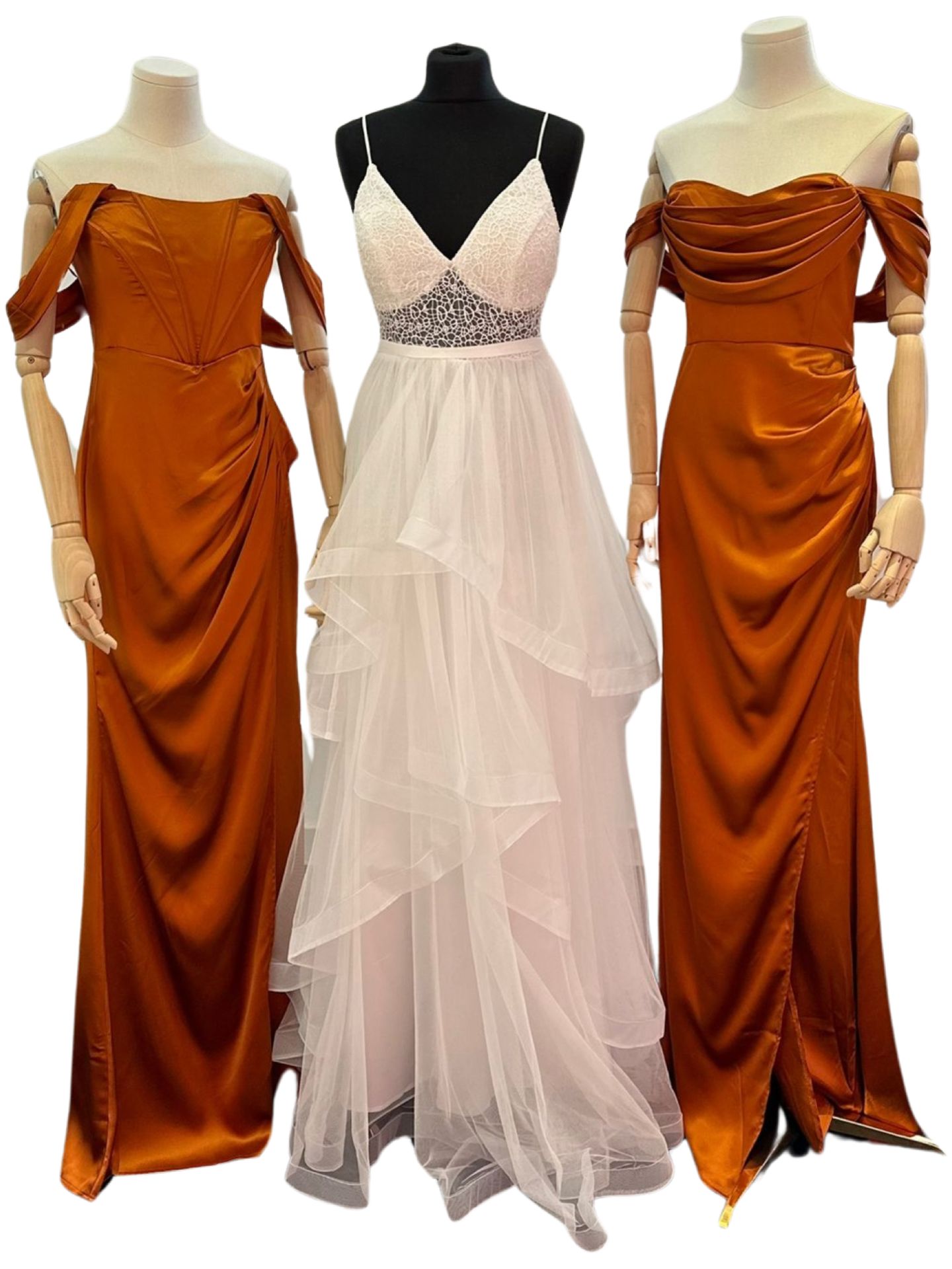 Vestidos dama de honor Teja