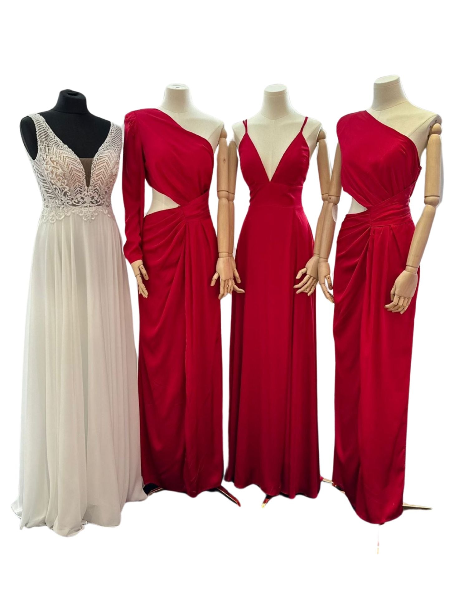 Maroon bridesmaid dresses