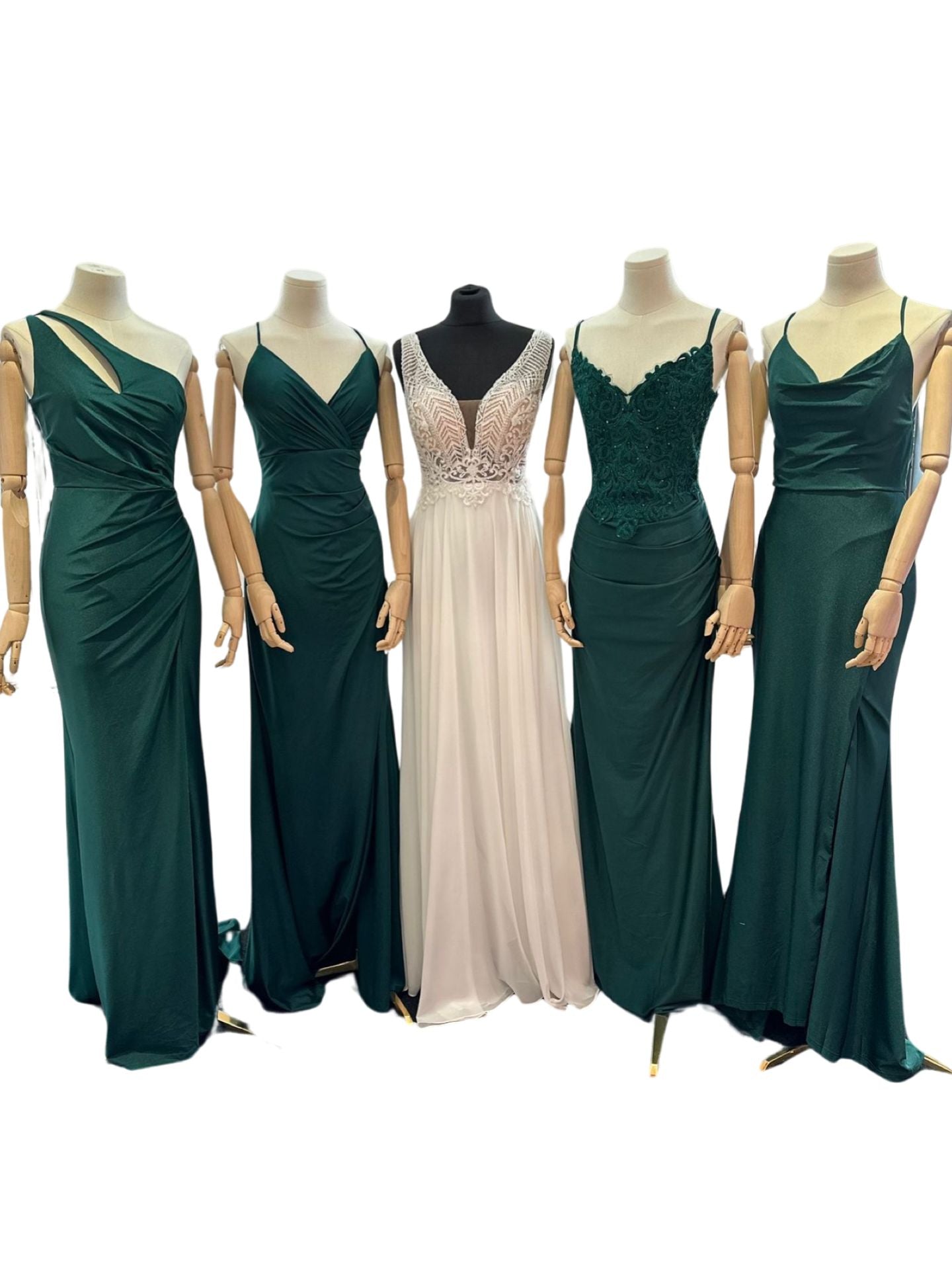 Vestidos dama de honor botella