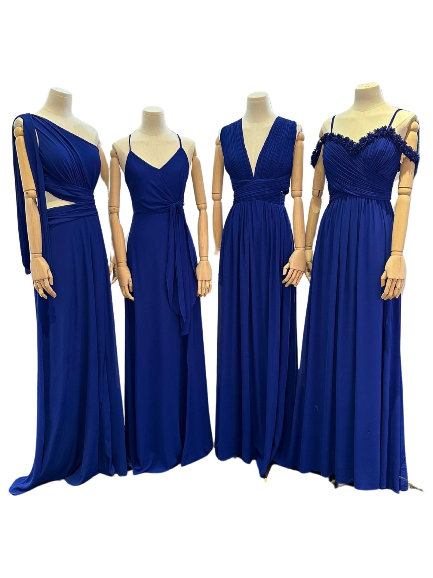 BLUE bridesmaids dresses 