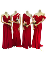 Bridesmaid Dresses in Red