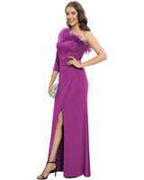 One Shoulder Long Dress 22355