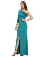 One Shoulder Long Dress 22355