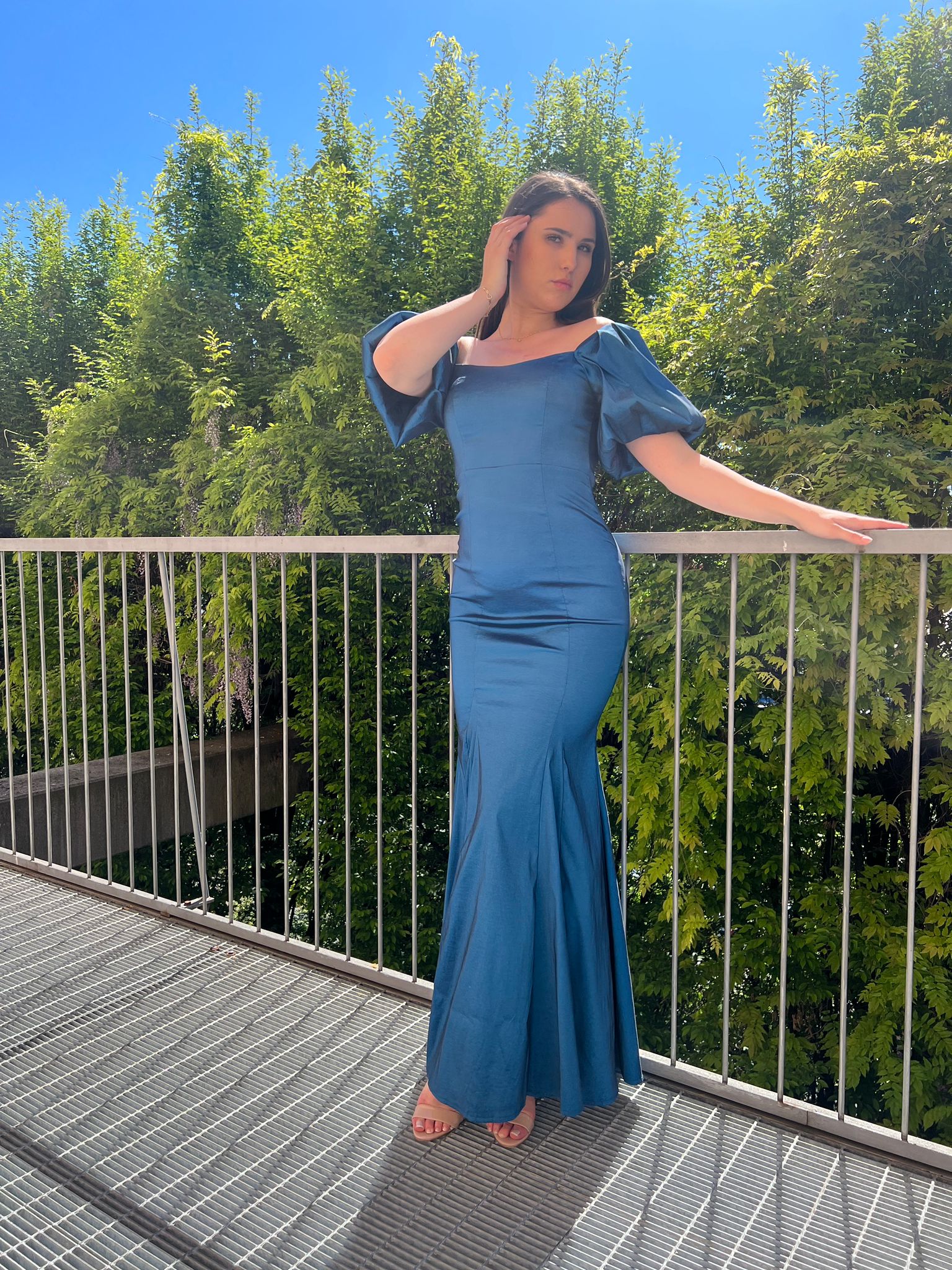 Vestido largo sirena 568032