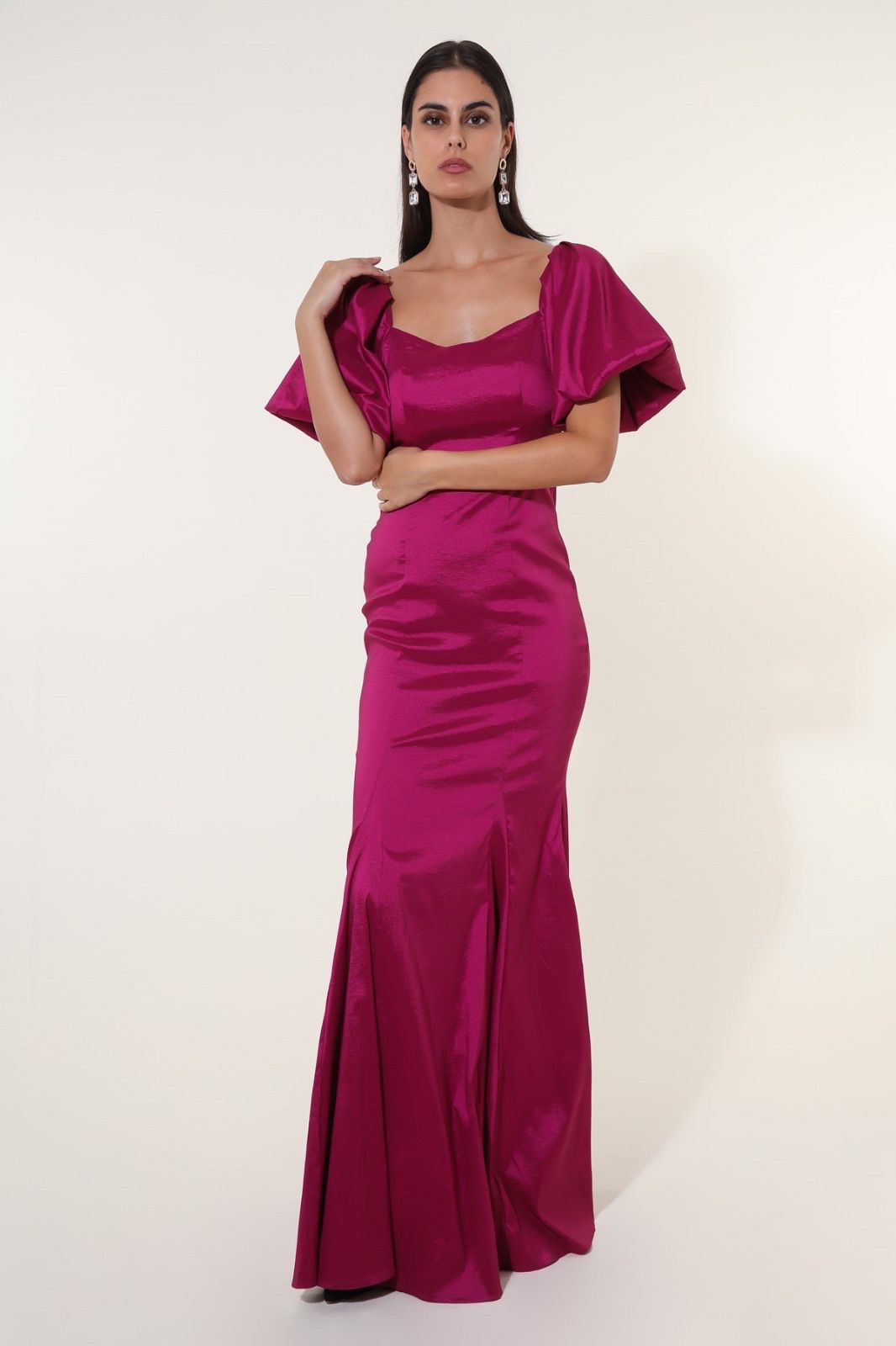 Vestido largo sirena 568032