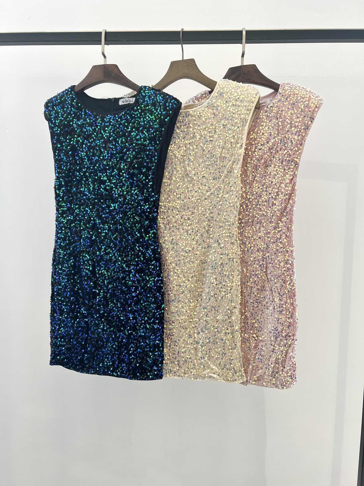 Vestido lentejuelas A68158