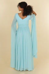 Long dress with sleeves R8307G